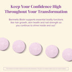 Authentic USA imported BariMelts Biotin ninety tablets packaging details