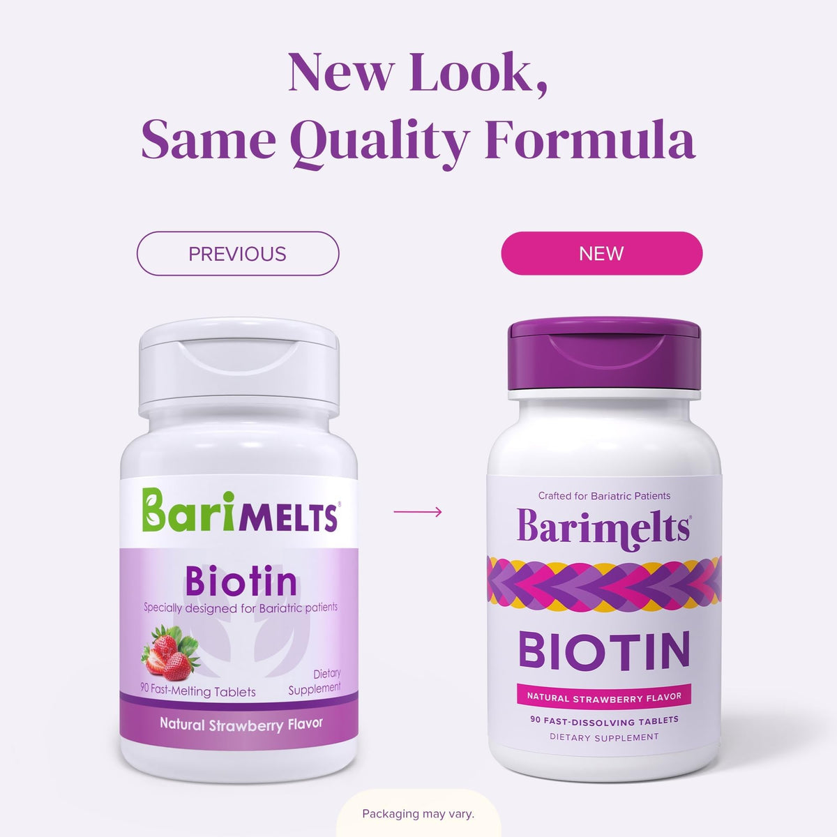 BariMelts melt-in-mouth biotin dietary supplement for gastric bypass patients