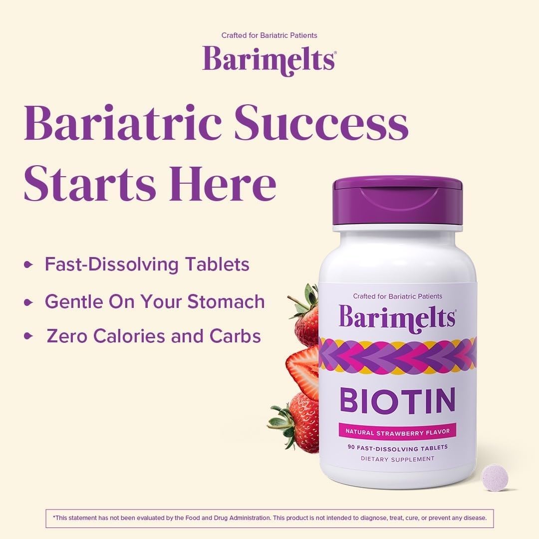 BariMelts premium sugar free vitamins for bariatric lifestyle support