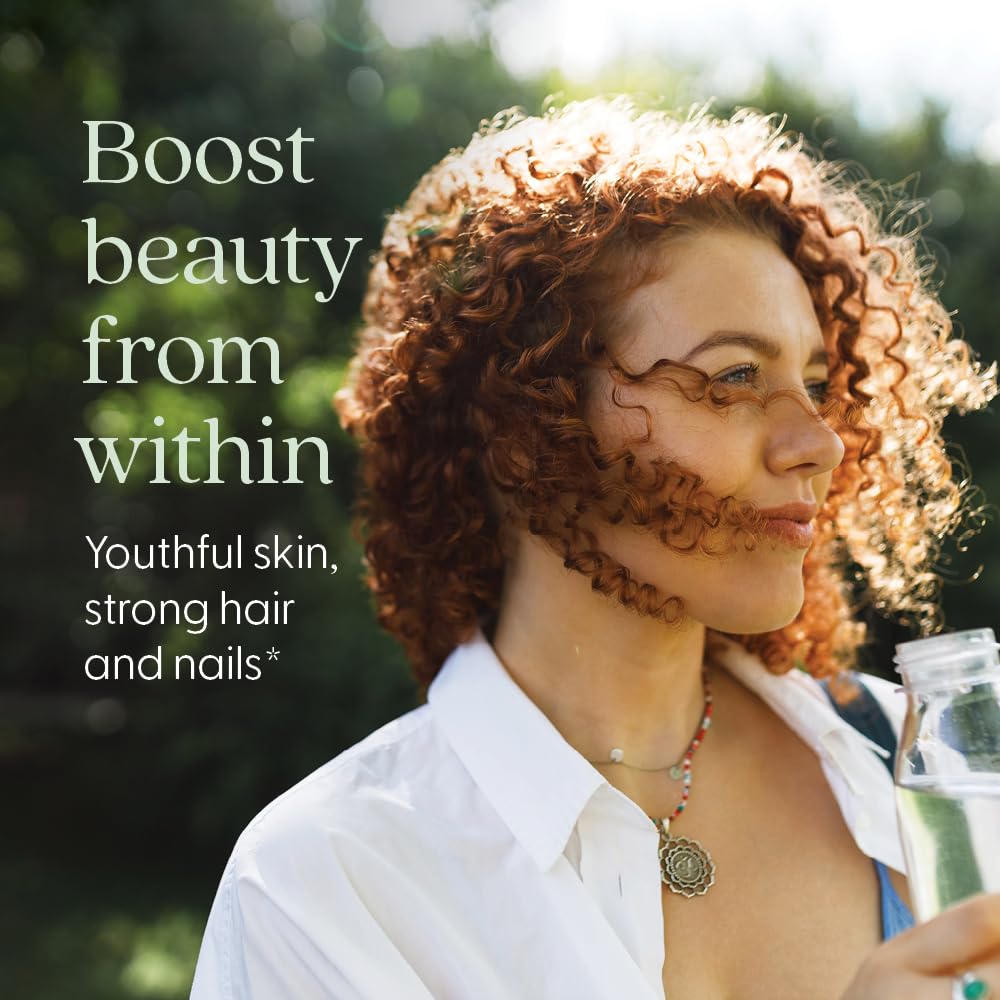 New Chapter vegan biotin beauty supplement back label showing fermented nutrients and astaxanthin ingredients list