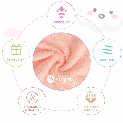 Close up of Orighty burp cloth microfiber texture
