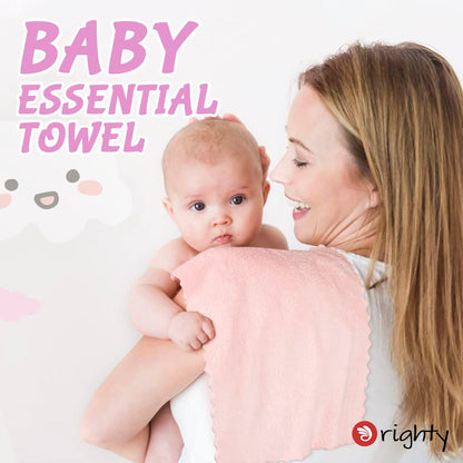 Orighty 8 pack burping cloths in pastel colors