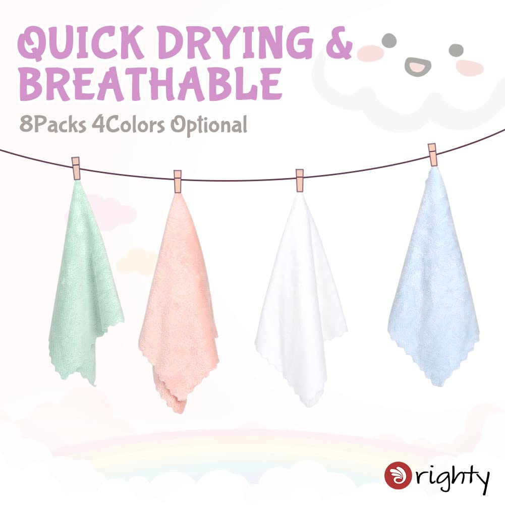 Machine washable coral fleece baby burp rugs