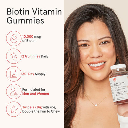 iRestore hair skin and nails support gummies in fruit flavors