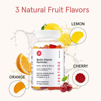 iRestore multi supplement gummies containing vitamins C and E