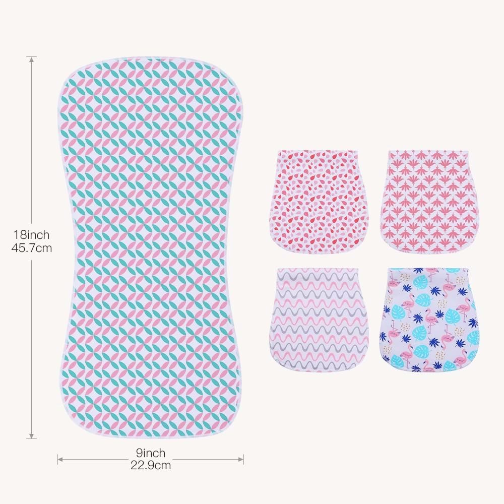 Close up of 100 percent combed cotton texture on Gelisite burp cloth