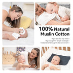Large 20 by 10 inch baby burp cloth flat lay