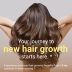 Authentic USA imported Micro Ingredients Hair Vitamins 120 capsules standing upright on clean backdrop
