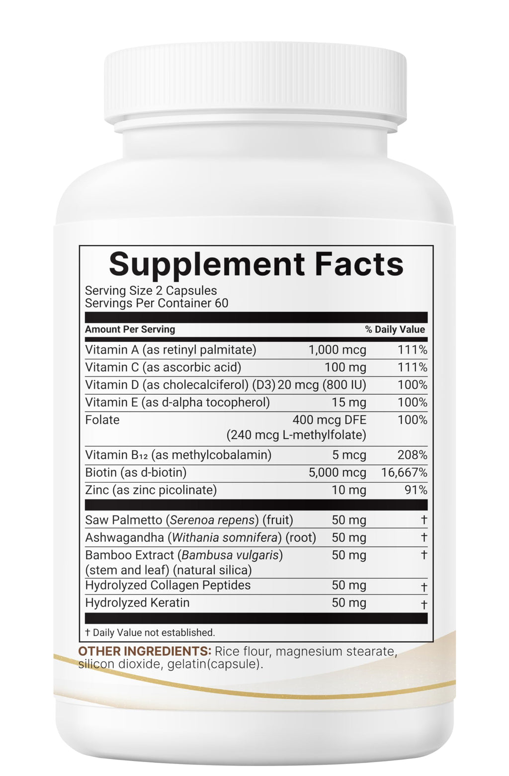 Micro Ingredients 14-in-1 Hair Growth Vitamins bottle demonstrating authentic security seals for Indian buyers