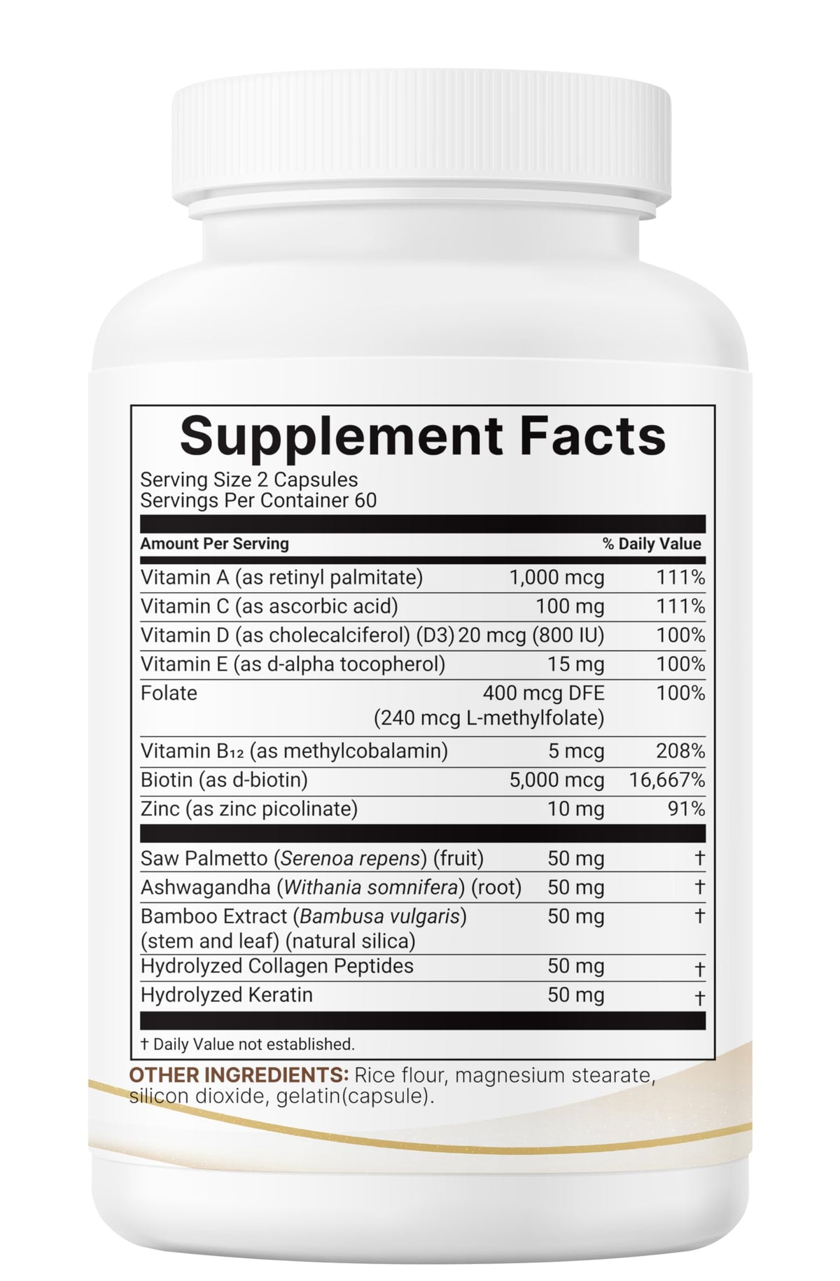 Micro Ingredients 14-in-1 Hair Growth Vitamins bottle demonstrating authentic security seals for Indian buyers