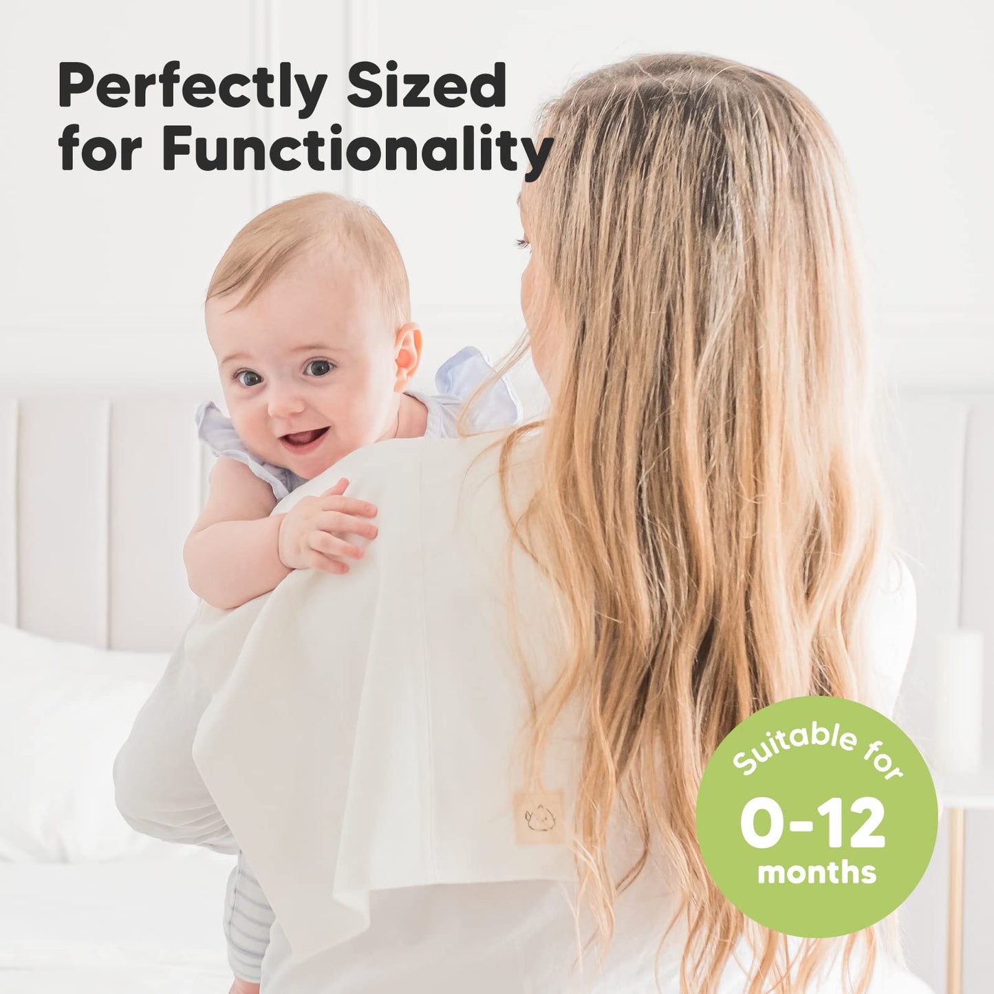 Soft gender neutral burping cloths for baby registry