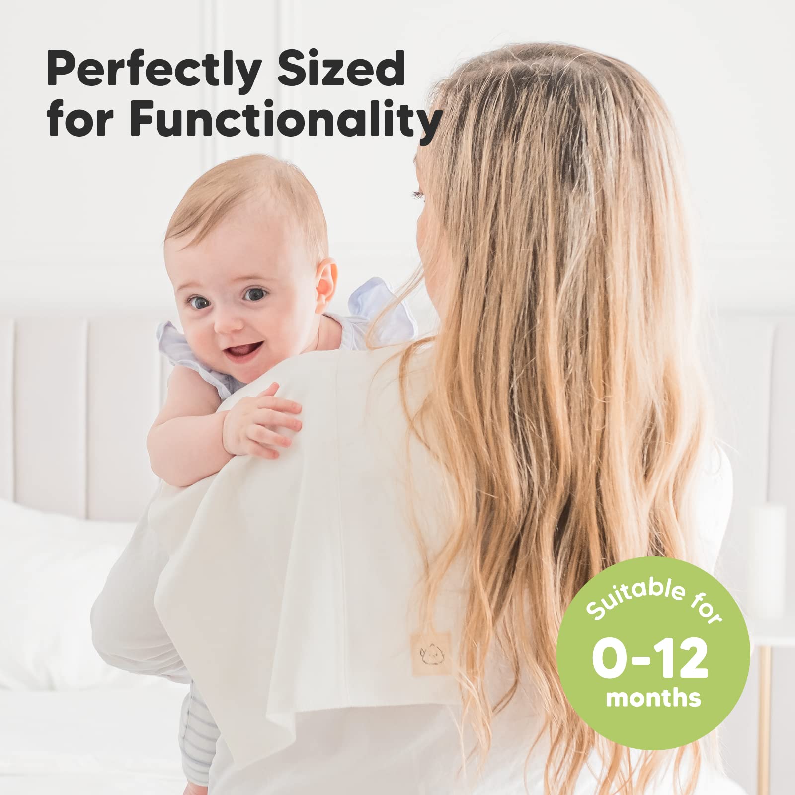 Soft gender neutral burping cloths for baby registry