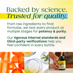 MegaFood skin nails and hair whole-food multivitamin bottle displayed on a clean wellness background.