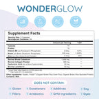 Wondercow bovine colostrum capsules supplement facts label