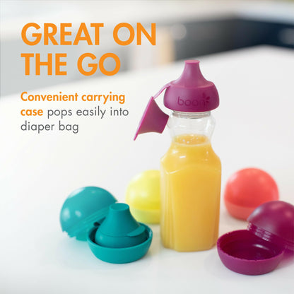 Boon Snug Sip 4 pack with included travel cases