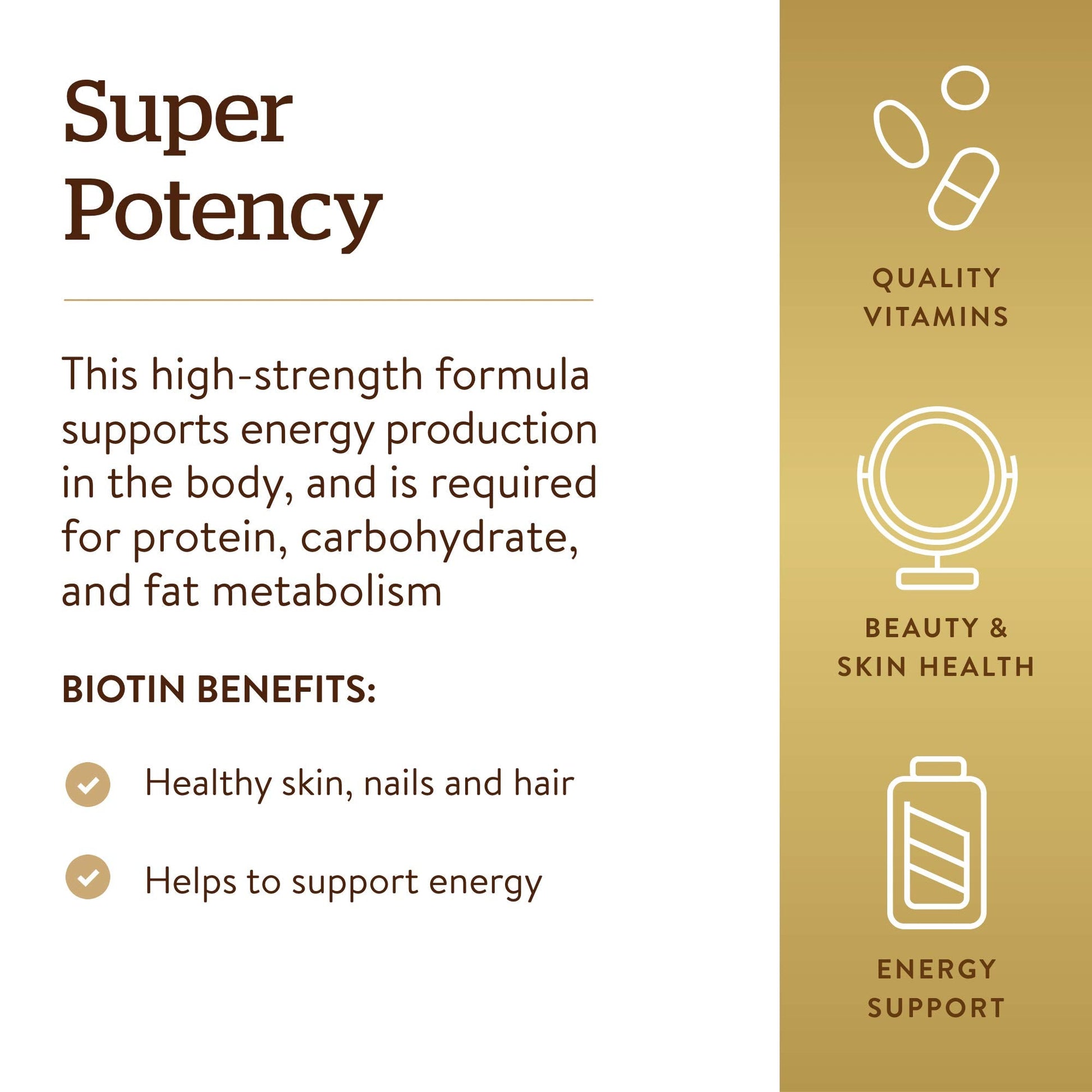 Solgar Biotin 5000 mcg non GMO vegan capsules lifestyle product shot