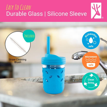 Authentic USA imported baby food storage jars and kids smoothie cups with spill resistant design