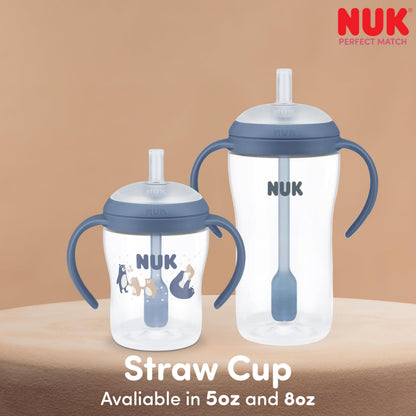 NUK learner cup BPA-free branding and packaging display