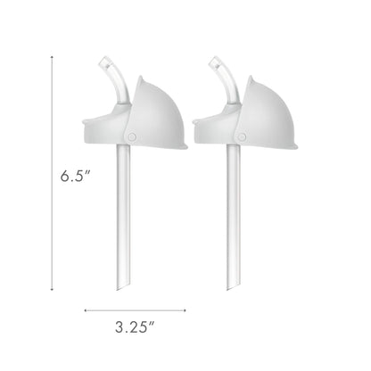 Boon BPA free dishwasher safe silicone conversion straw lid details