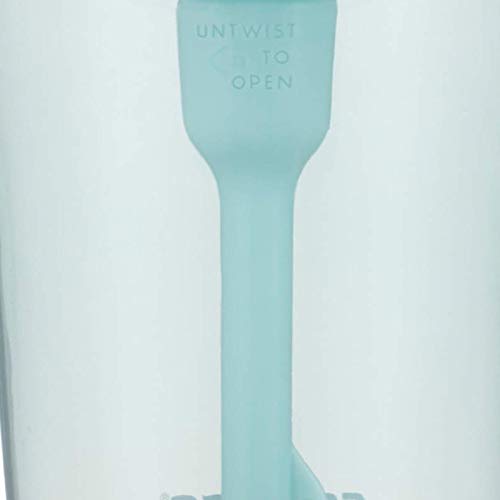 Side angle view of the Contigo non slip kids green travel tumbler inside a car cup holder