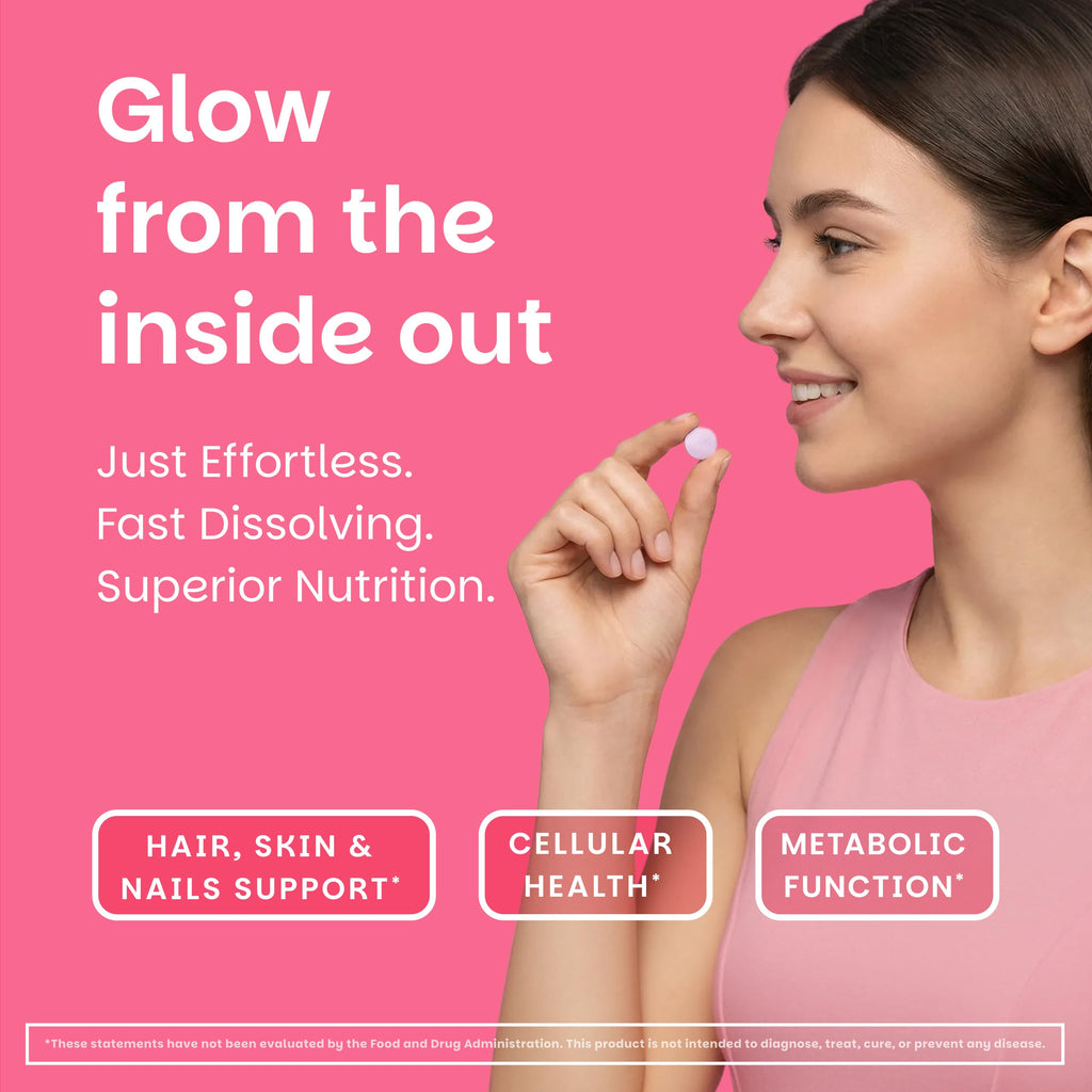 EZ Melts sublingual biotin supplement for hair skin and nails