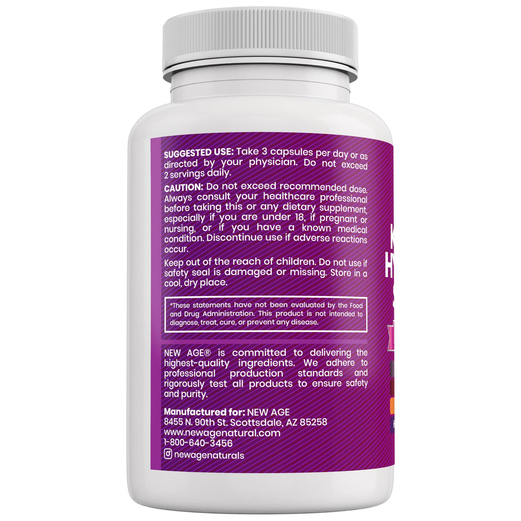 New Age multi collagen capsules sealed packaging demonstrating product authenticity and quality