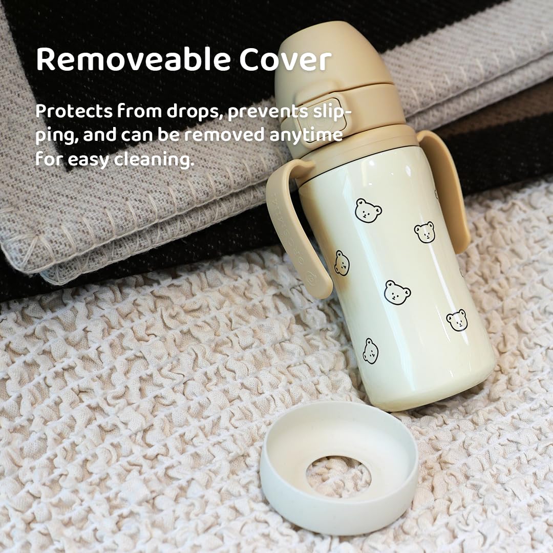 Full packaging and product view of Grosmimi imported straw cup