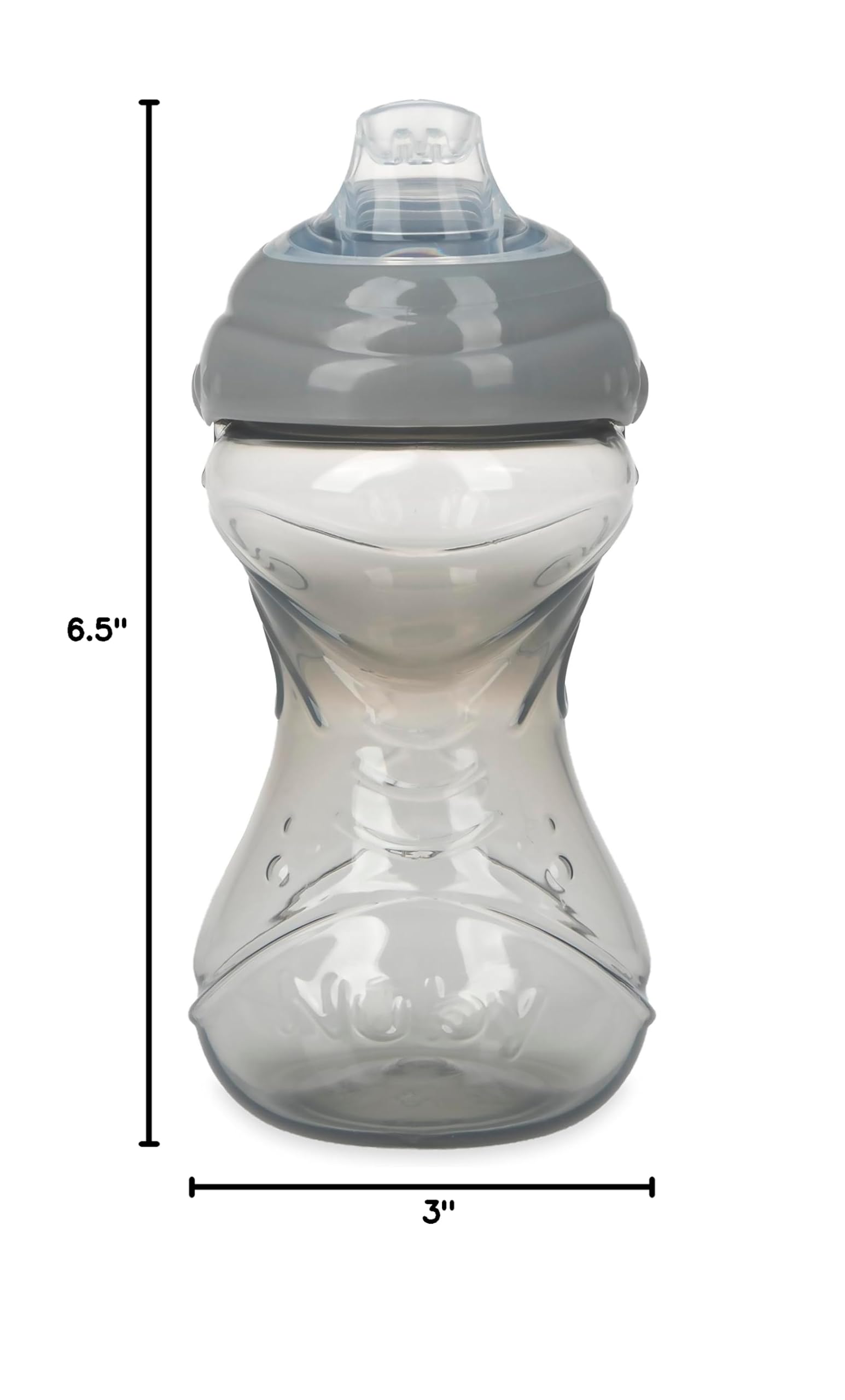 Complete set of three packaging view of the USA imported baby sippy cups.