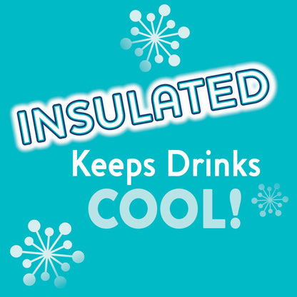 Chicco blue and teal insulated straw cups disassembled to showcase the easy to clean top rack dishwasher safe parts