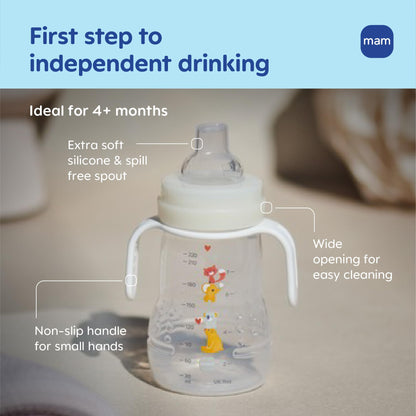 MAM baby trainer cup with non-slip handles
