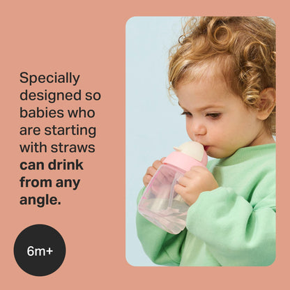 Tommee Tippee toddler cup with weighted straw and easy-hold handles