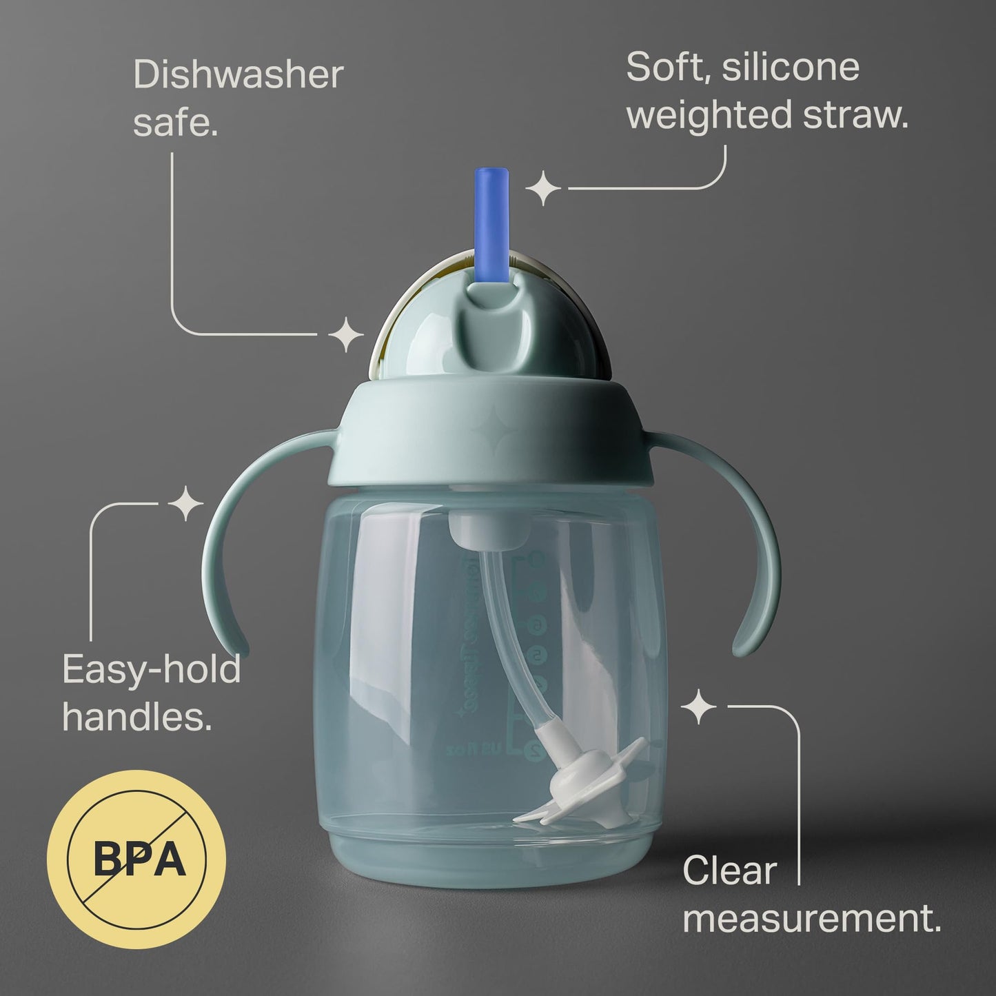 Two pack Tommee Tippee 10 fluid ounce trainer cup for babies
