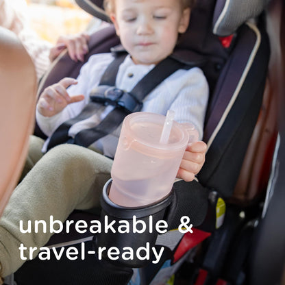 Olababy 11 fluid ounce tumbler in childs hand