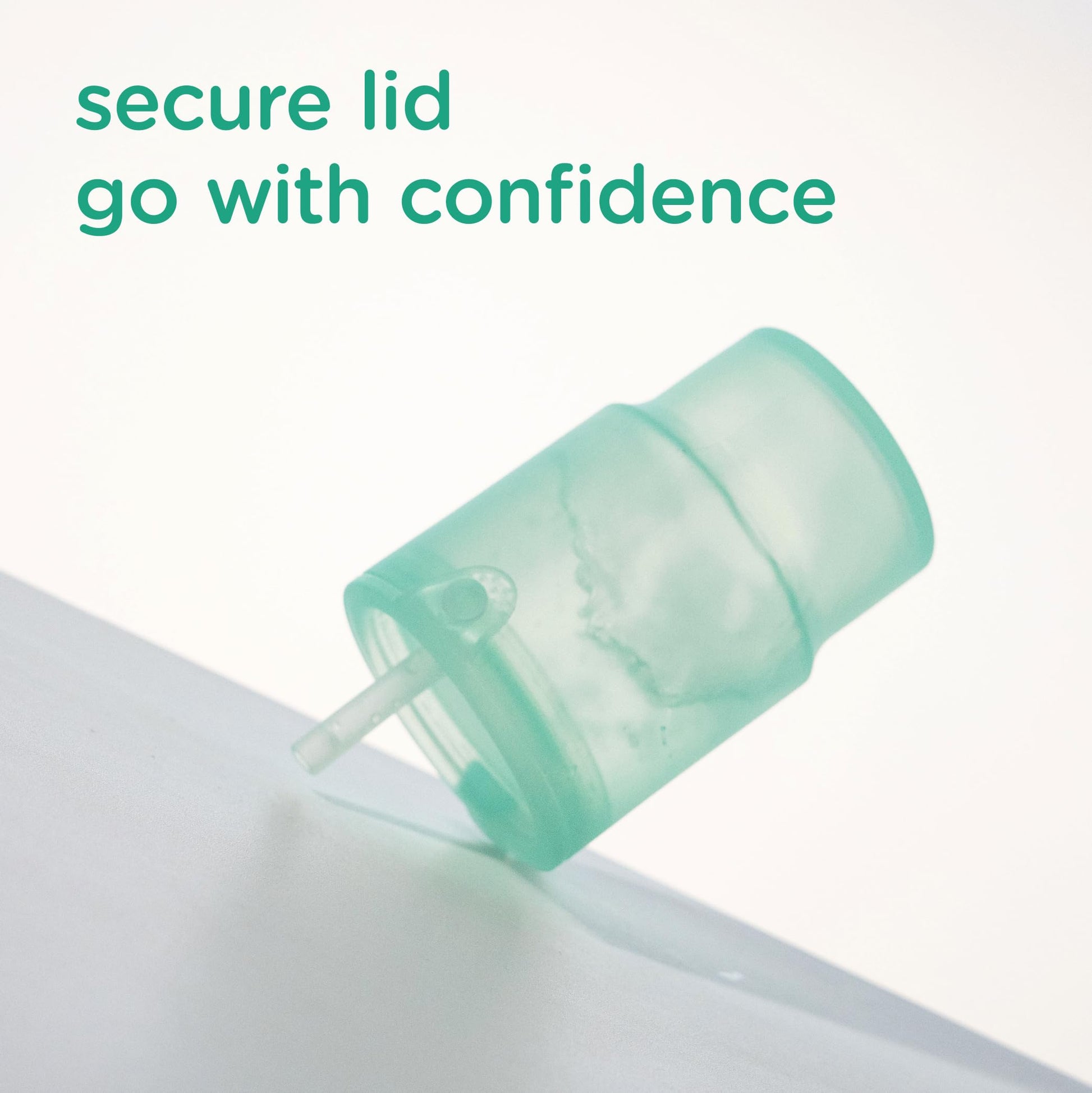 Olababy Clear Sense cup showing transparent silicone material