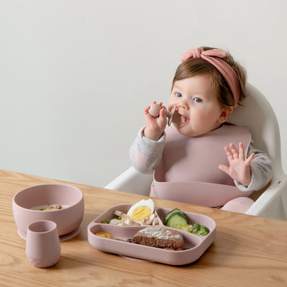 SAMiGO baby training cup pack displaying the flexible and chew proof material.