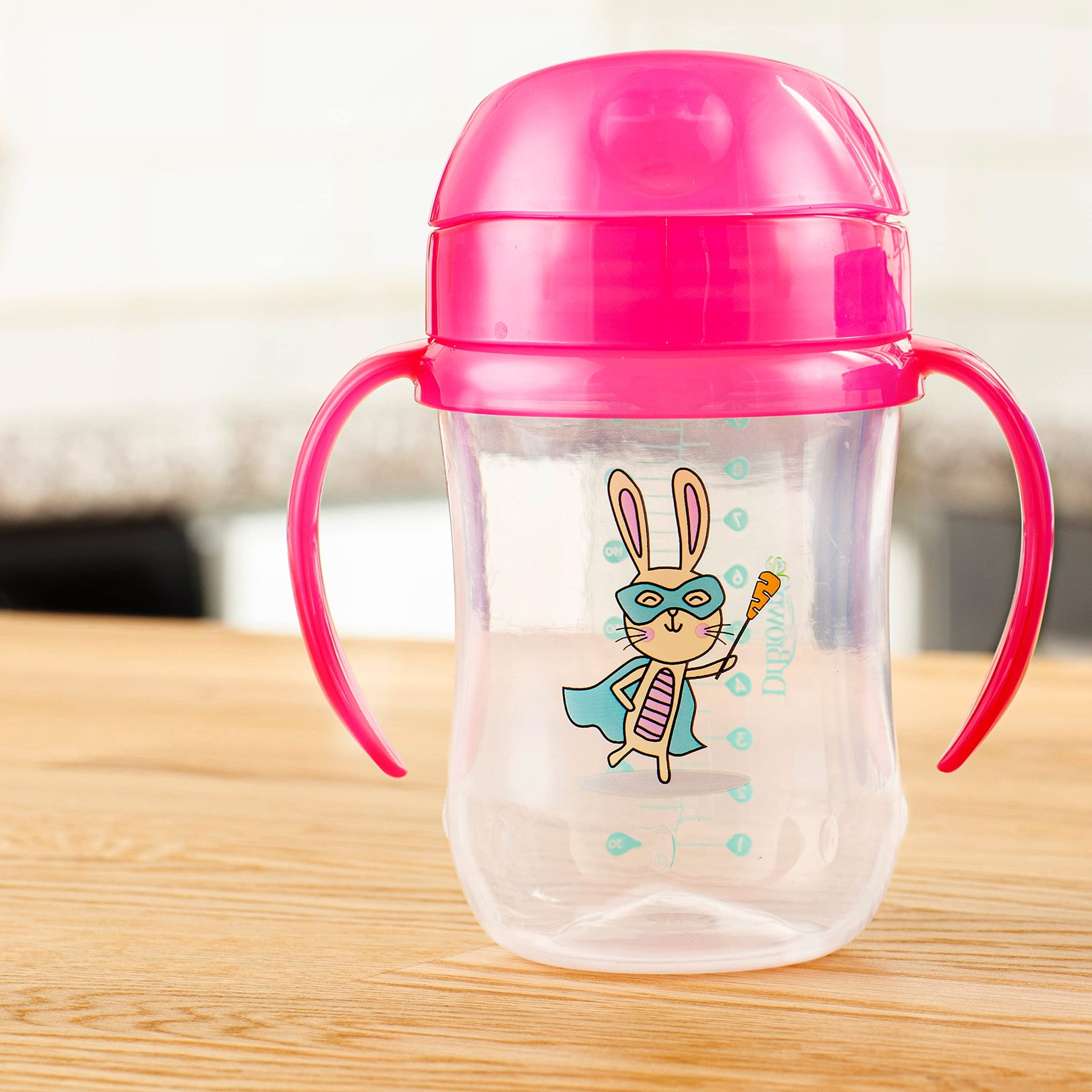 Packaging view of the authentic Dr. Brown's imported BPA free baby training cup.