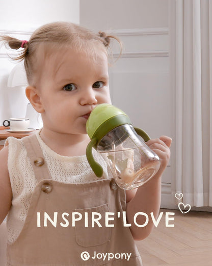 Joypony 9 fluid ounce BPA free sippy cup for active toddlers