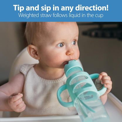 Dr. Brown's spill proof transition bottle for babies six months plus
