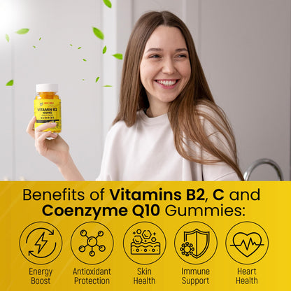 Doc Mila energy metabolism and migraine support supplement gummies