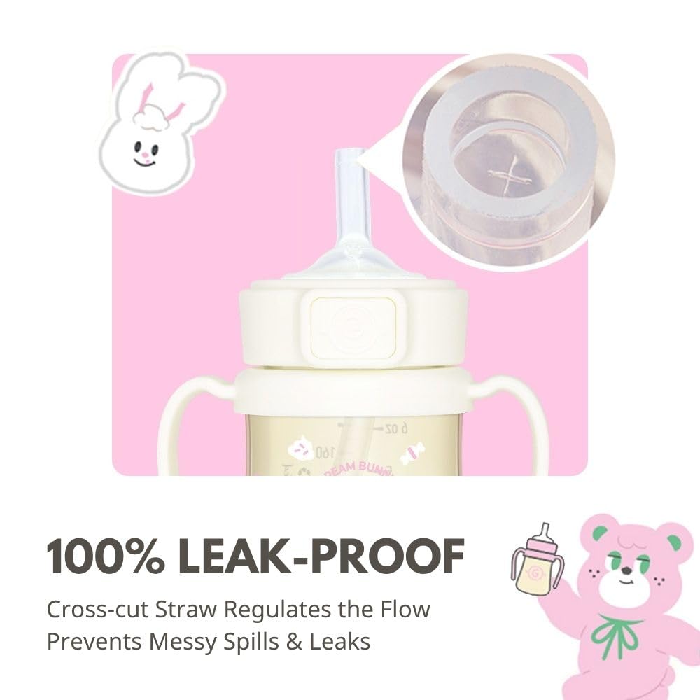 Grosmimi sippy cup with rotating handle detail