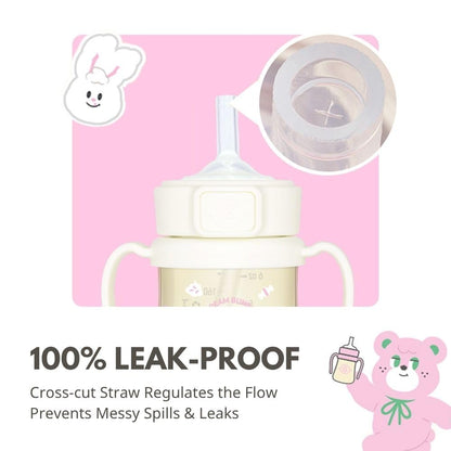 Grosmimi sippy cup with rotating handle detail