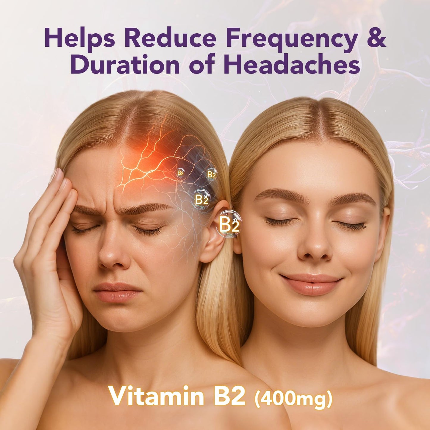 Ourui One vegan Vitamin B2 and Magnesium gummies for kids and adults nutritional panel