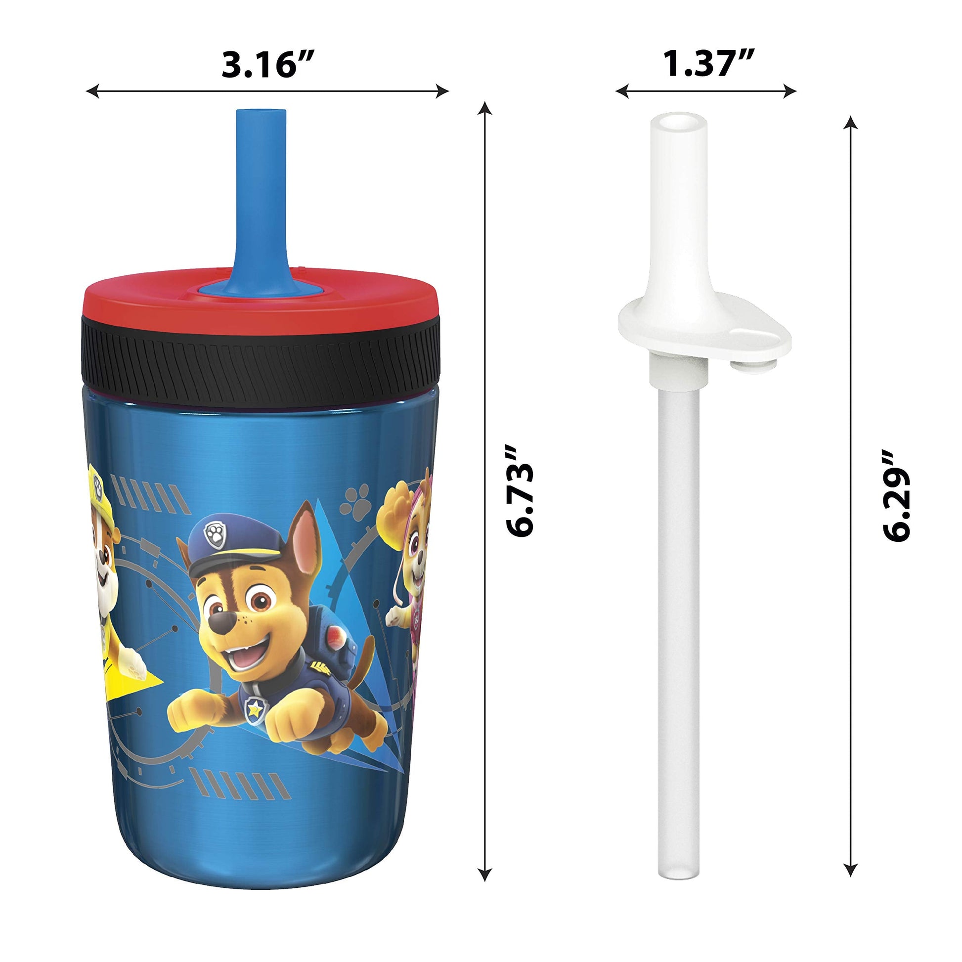 Complete packaging layout of the imported premium character themed hydration bundle for kids
