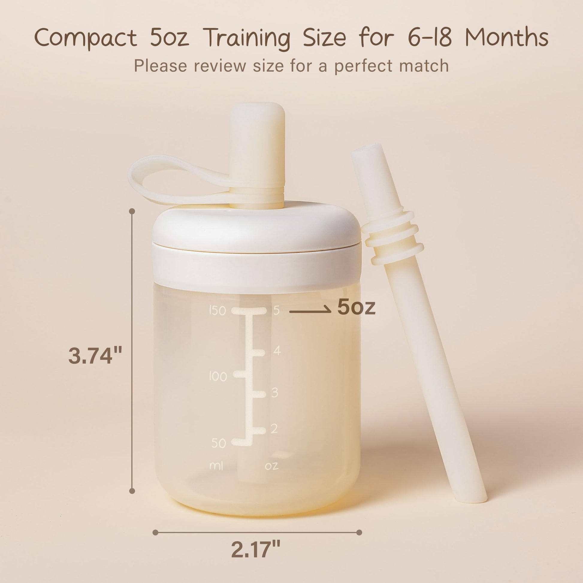 Top down view of Moonkie baby training cup lid