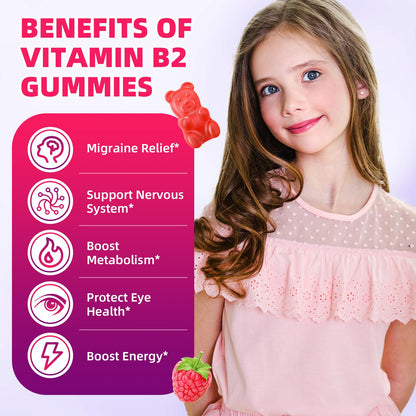 Back label view of the sugar free riboflavin supplement indicating full ingredient transparency.