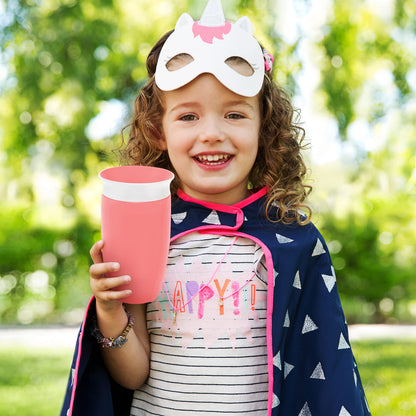 Dentist recommended spoutless sippy cup lid design showing the silicone valve