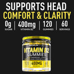 Premium sugar free riboflavin gummies with magnesium and coq10 supplement facts label view