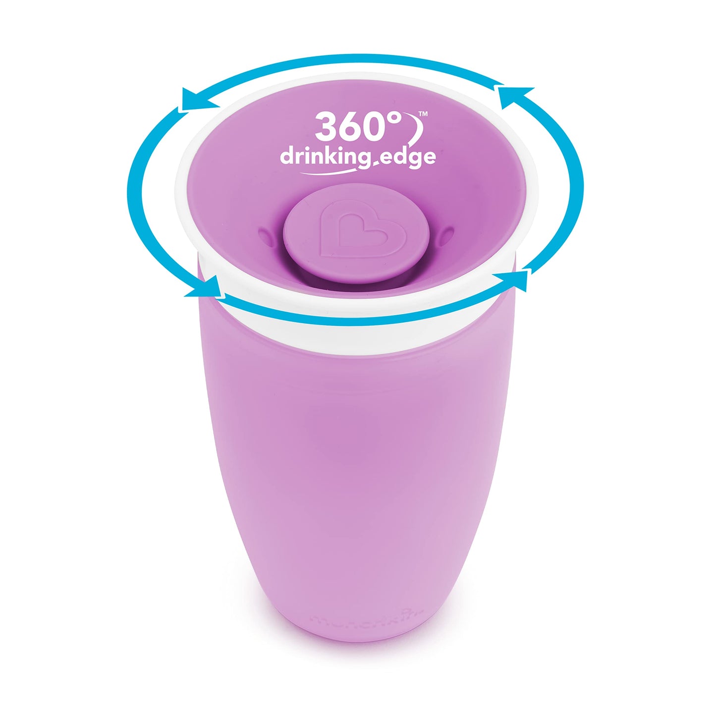 BPA free ten ounce Munchkin cups side profile for toddlers aged one to three