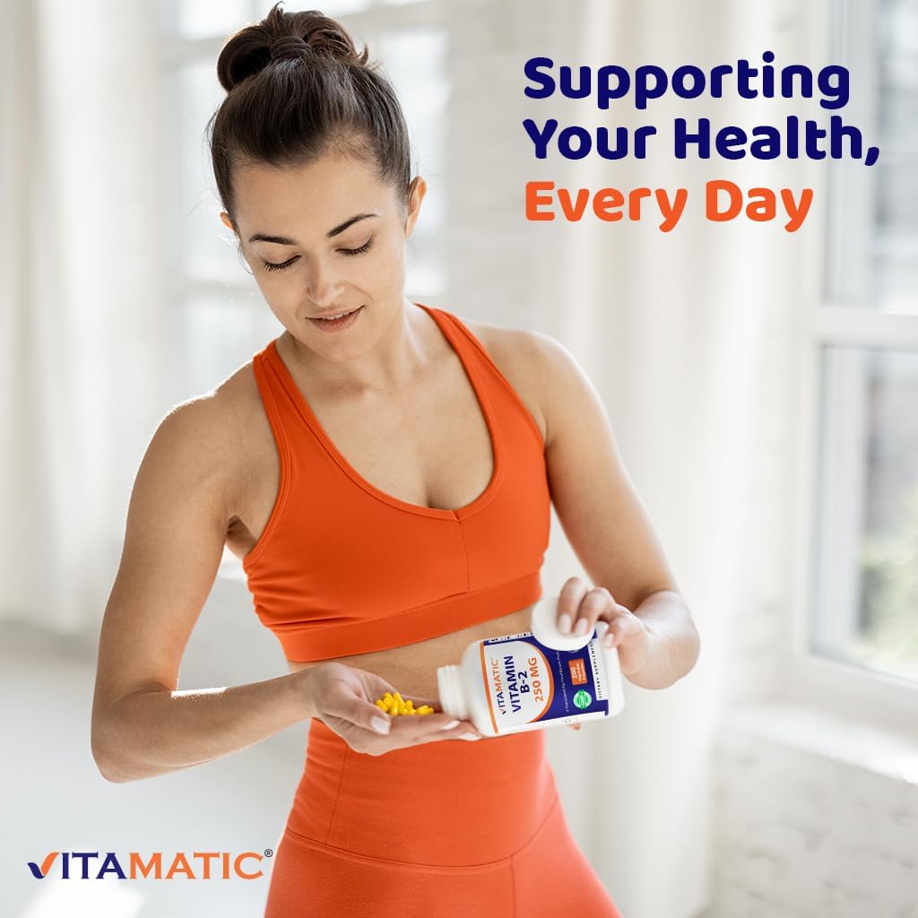 Vitamatic Vitamin B2 dietary supplement for red blood cell support