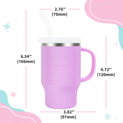 Bella's Friends 9 fluid ounce cup lilac and peony colors